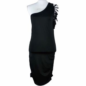 Lemon Style Black Sexy Bodycon Dress